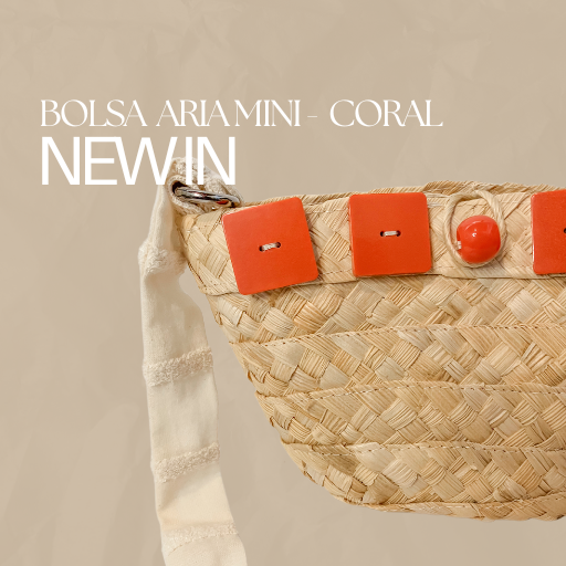 Bolsa Aria Mini - Coral